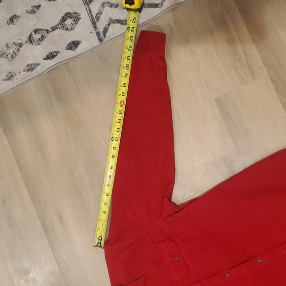 Chaps Red Courdory Button-Up Shirt - Picture 6 of 7